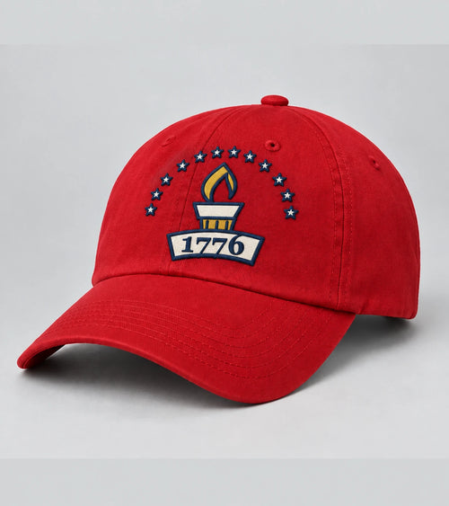 1776 Torch Cap photographed product mockup