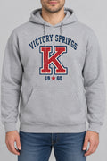 Knox Varsity K Hoodie photographed product mockup
