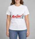 Main Street Social Club Women’s Tee photographed shirt mockup – wearable v3 chest print